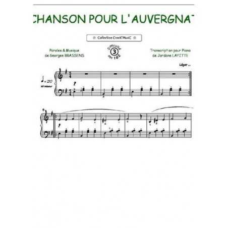CHANSON POUR L'AUVERGNAT