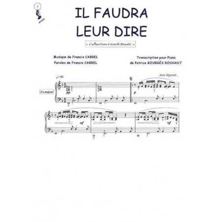 IL FAUDRA LEUR DIRE