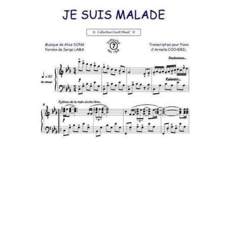 JE SUIS MALADE