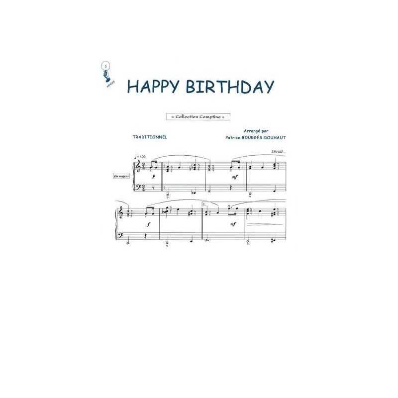 Sheet music HAPPY BIRTHDAY PDF