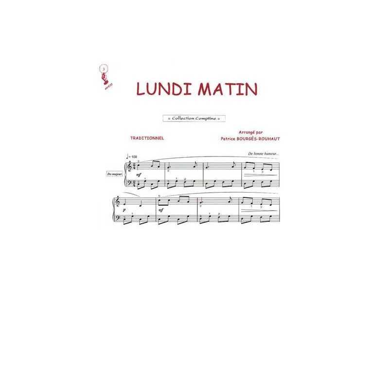 Sheet music LUNDI MATIN PDF