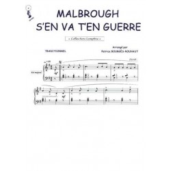 Sheet music MALBROUGHT S'EN VA T'EN GUERRE PDF
