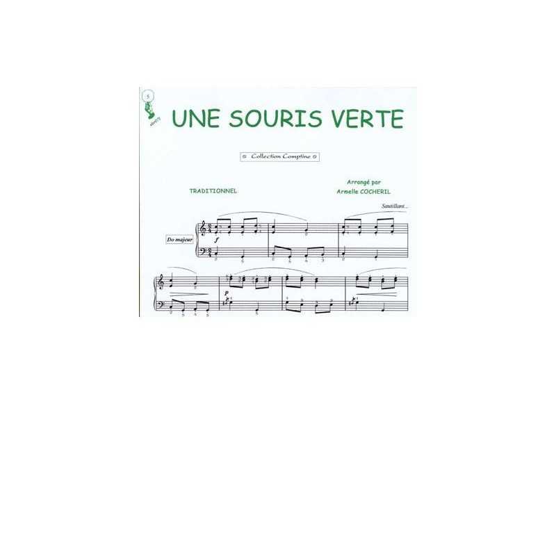 Sheet music UNE SOURIS VERTE PDF