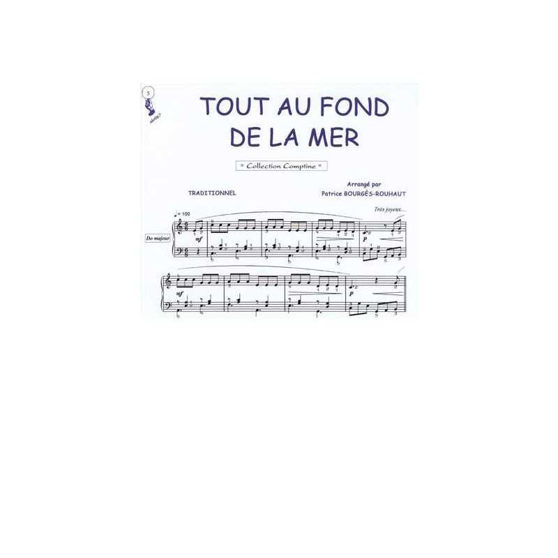 Sheet music TOUT AU FOND DE LA MER PDF