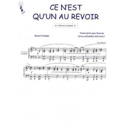 Sheet music CE N'EST QU'UN AU REVOIR pdf