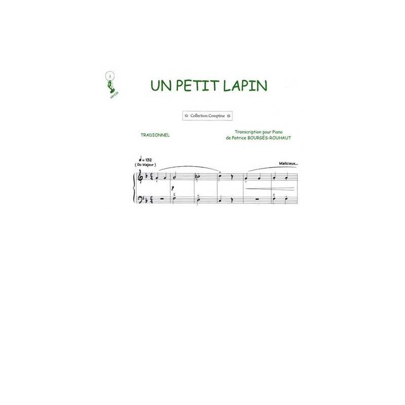 Partition UN PETIT LAPIN pdf