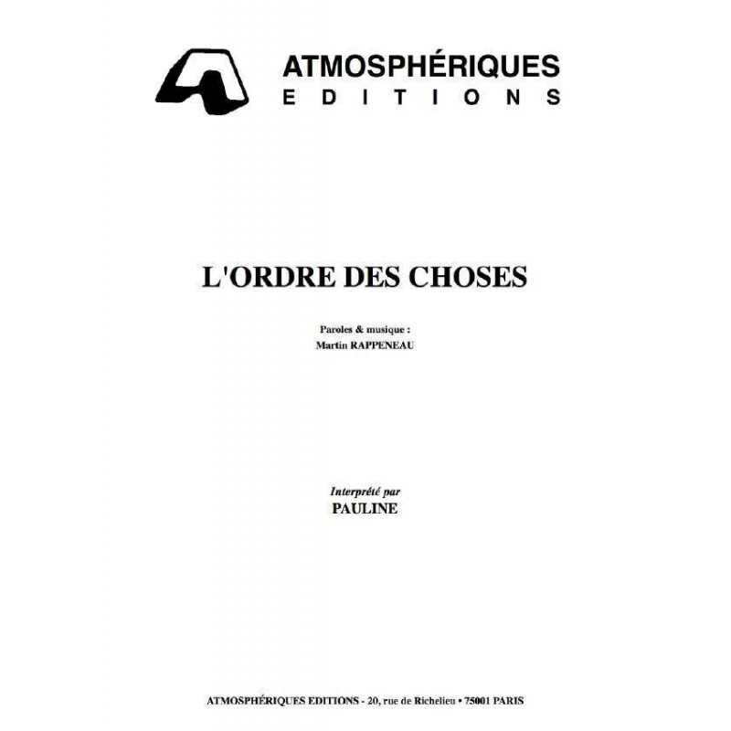 L'ORDRE DES CHOSES