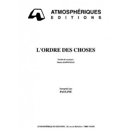 L'ORDRE DES CHOSES