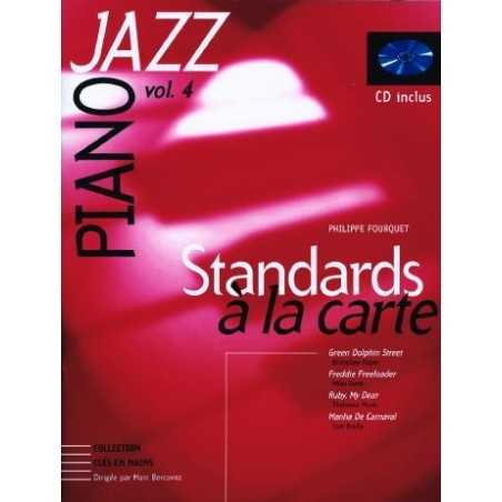 PIANO JAZZ - STANDARDS À LA CARTE VOL.4 (+CD)