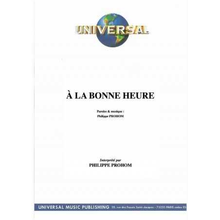 À LA BONNE HEURE