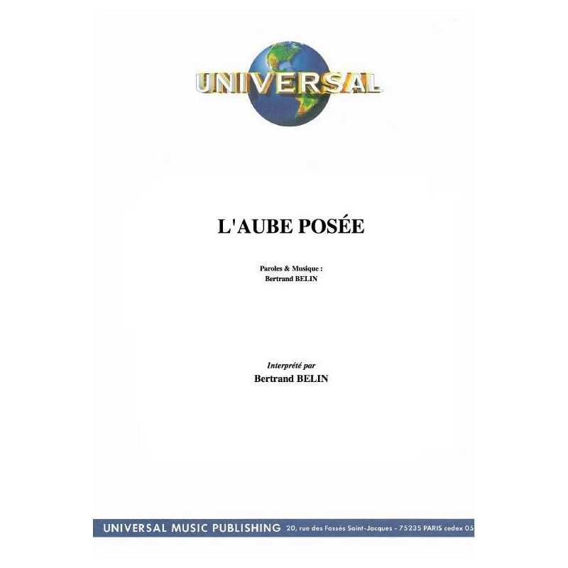 L'AUBE POSÉE