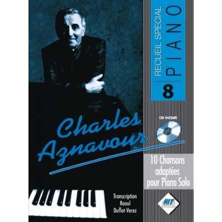 SPÉCIAL PIANO N°8 CHARLES AZNAVOUR (+CD)