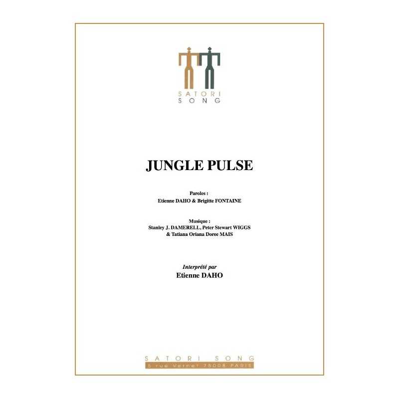 JUNGLE PULSE Partition Etienne DAHO