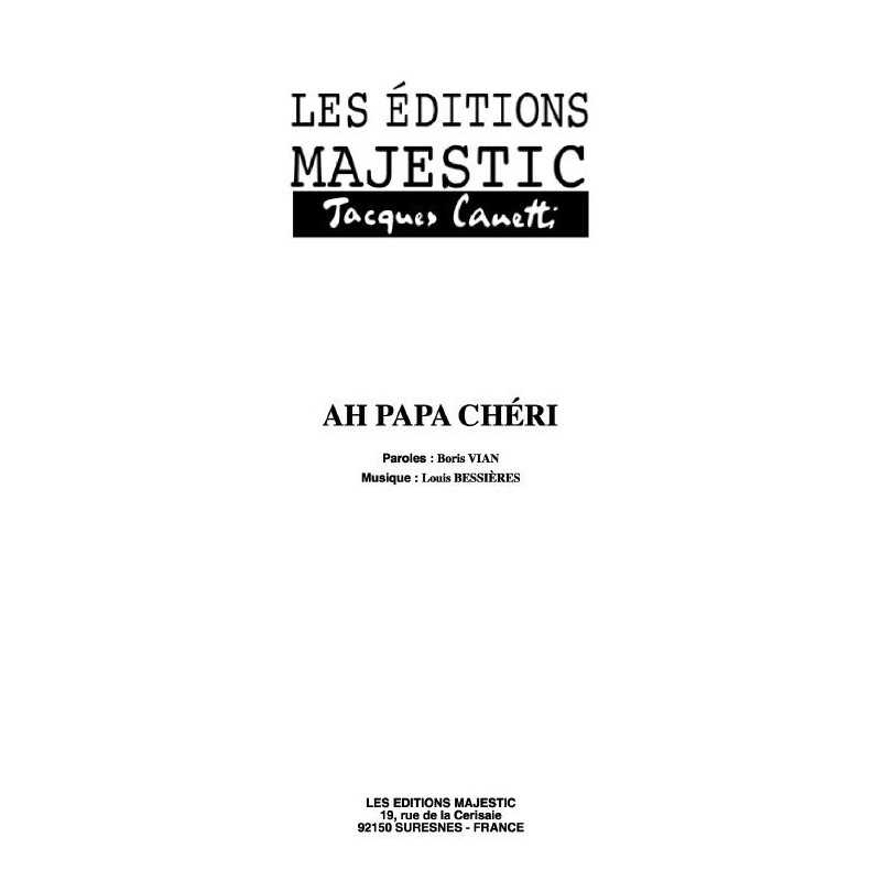 AH PAPA CHÉRI