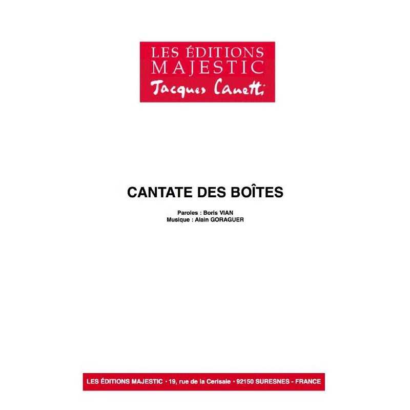 CANTATE DES BOÎTES