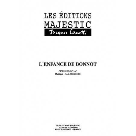 L'ENFANCE DE BONNOT