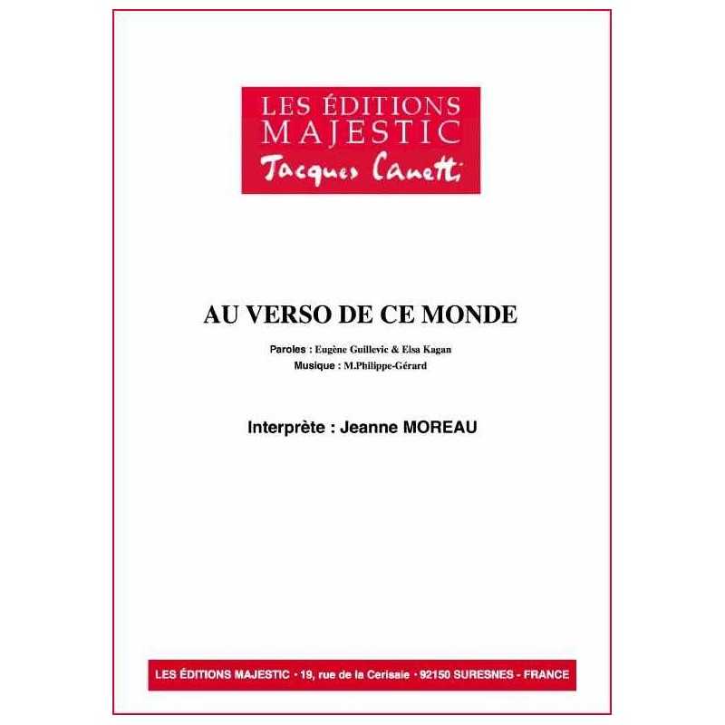 AU VERSO DE CE MONDE