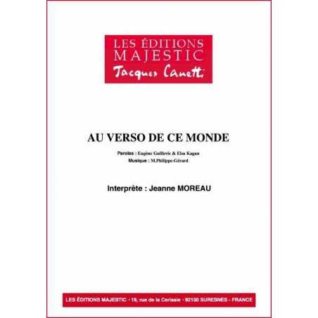 AU VERSO DE CE MONDE