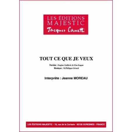 TOUT CE QUE JE VEUX
