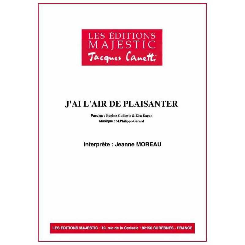 J'AI L'AIR DE PLAISANTER
