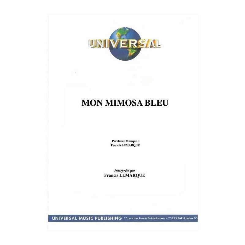 MON MIMOSA BLEU