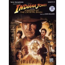 INDIANA JONES AND THE KINGDOM OF THE CRYSTAL SKULL Tenor Sax +CD