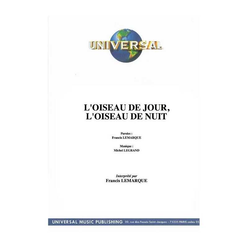 L'OISEAU DE JOUR L'OISEAU DE NUIT