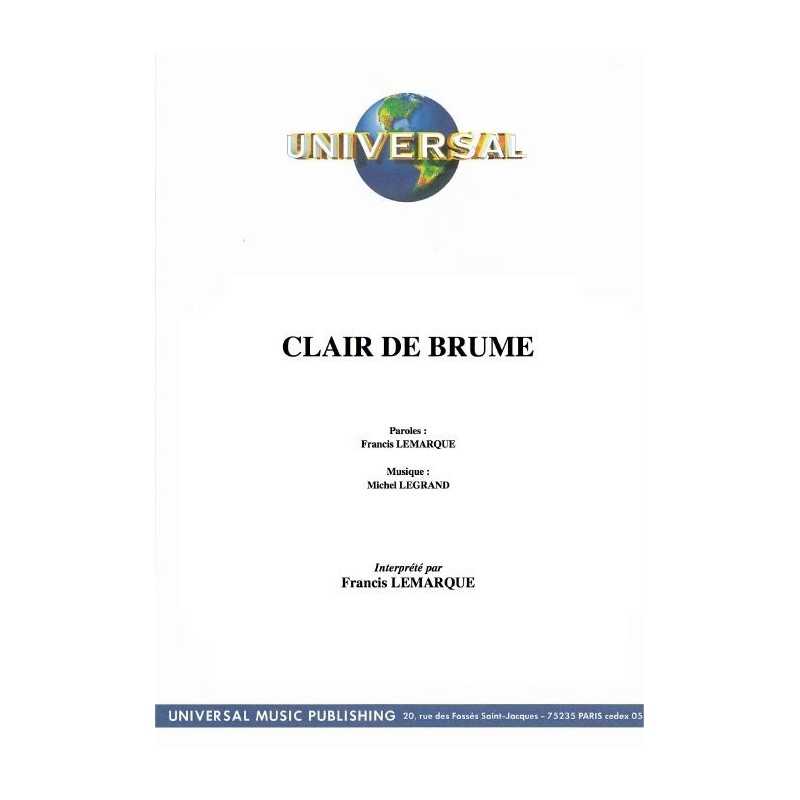 CLAIR DE BRUME