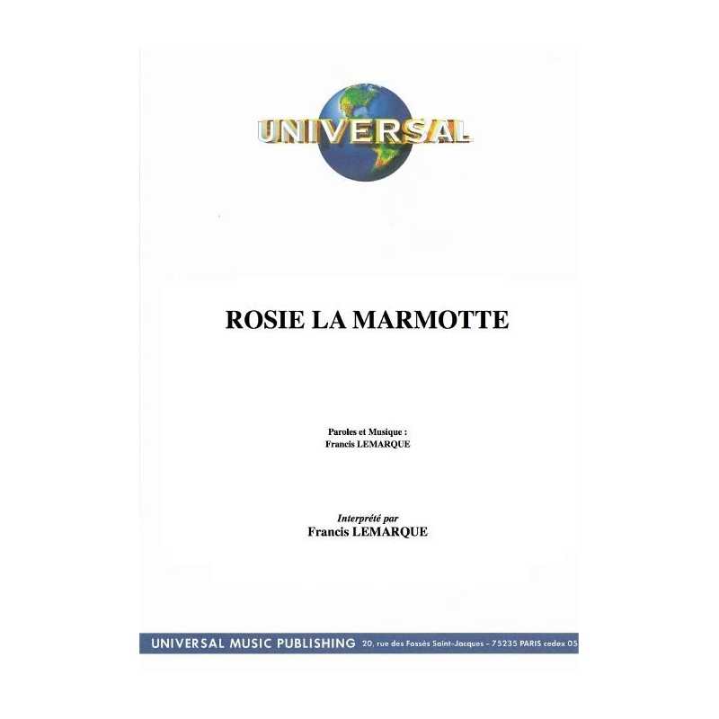 ROSIE LA MARMOTTE