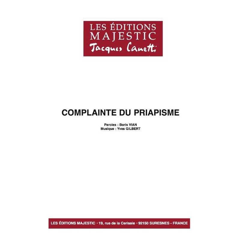 COMPLAINTE DU PRIAPISME