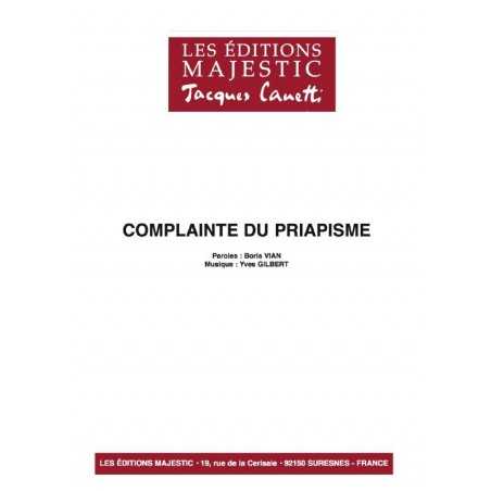 COMPLAINTE DU PRIAPISME