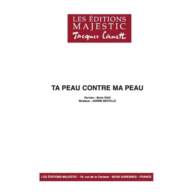 TA PEAU CONTRE MA PEAU