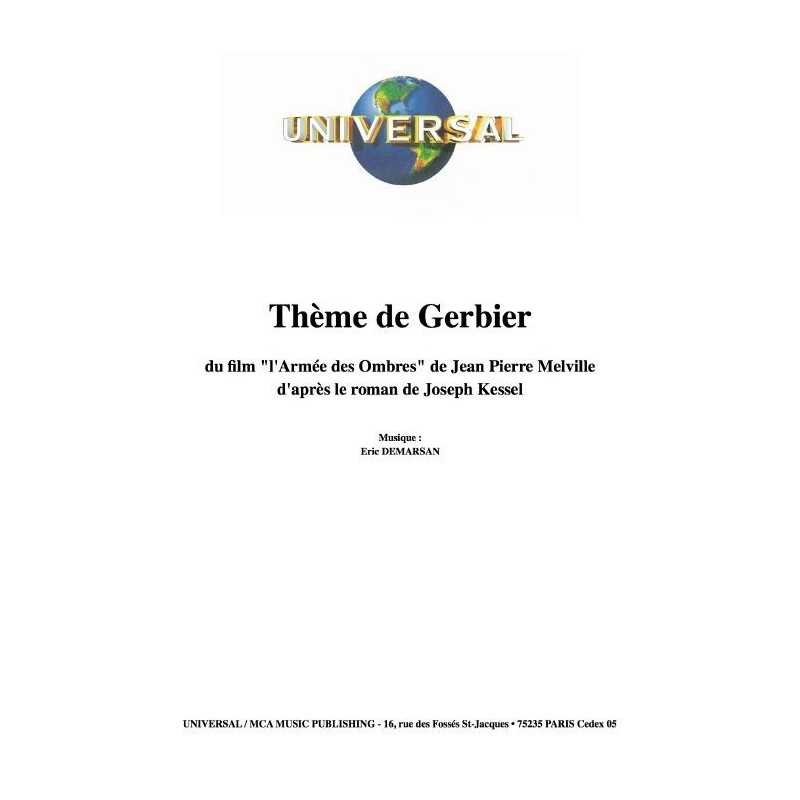 THÈME DE GERBIER L'ARMÉE DES OMBRES