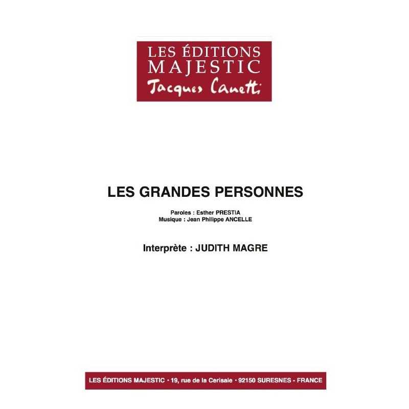 LES GRANDES PERSONNES