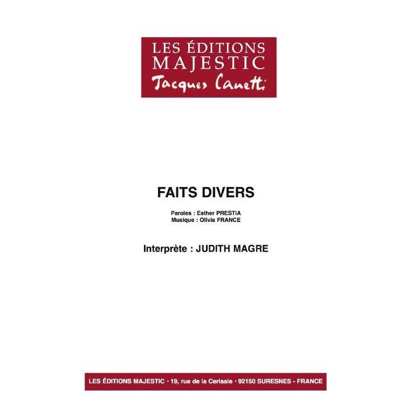 FAIT DIVERS