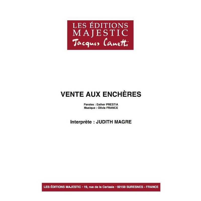 VENTE AUX ENCHÈRES