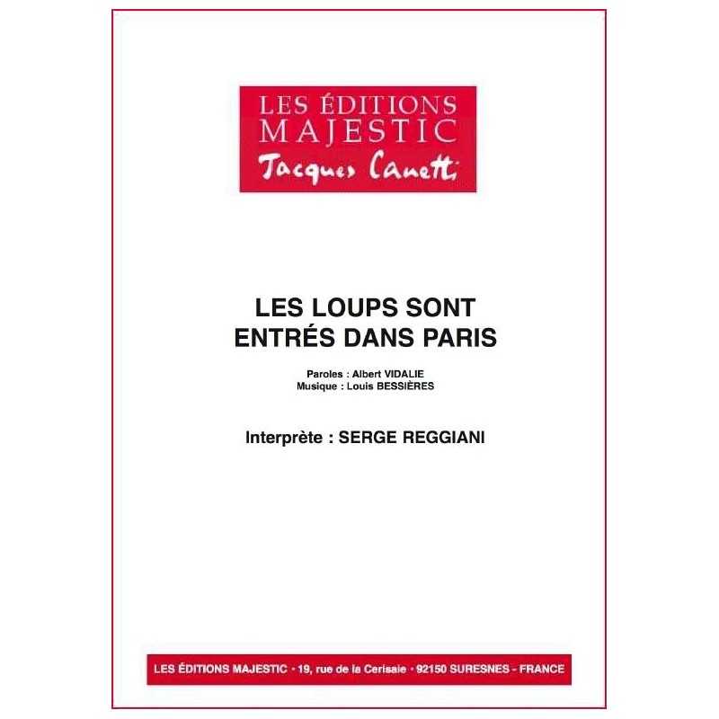 LES LOUPS SONT ENTRÉS DANS PARIS
