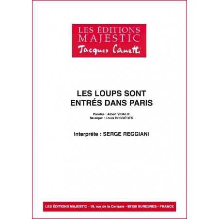 LES LOUPS SONT ENTRÉS DANS PARIS