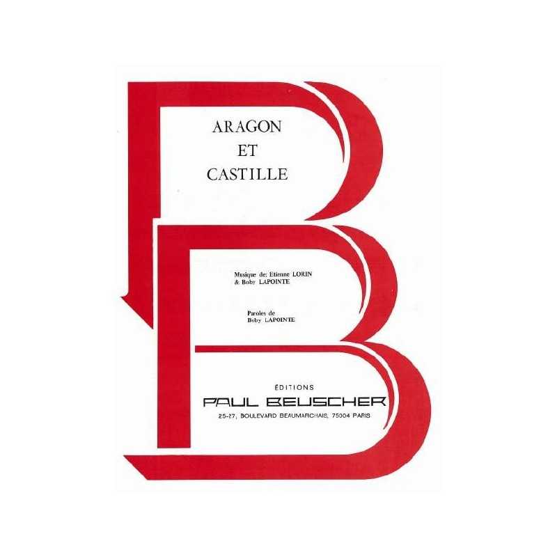 Partition ARAGON ET CASTILLE Boby LAPOINTE PDF
