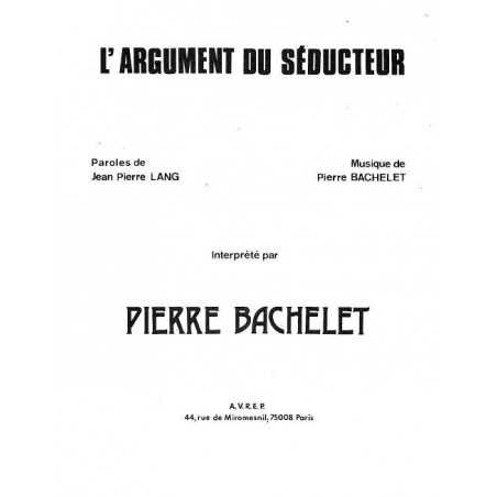 L'ARGUMENT DU SÉDUCTEUR