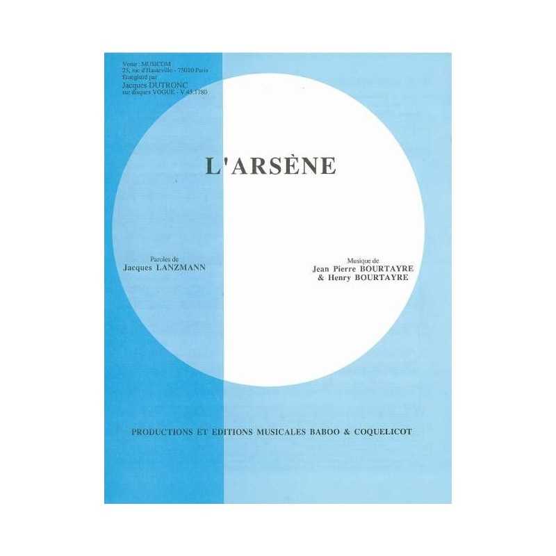 Partition L'ARSENE Jacques DUTRONC pdf