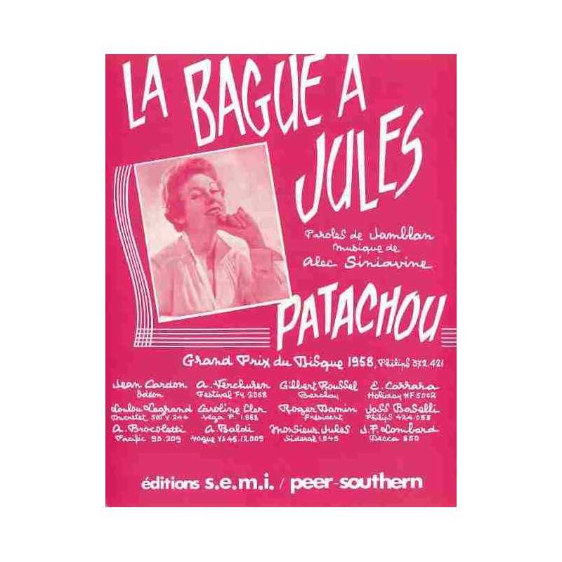 Sheet music LA BAGUES À JULES PATACHOU