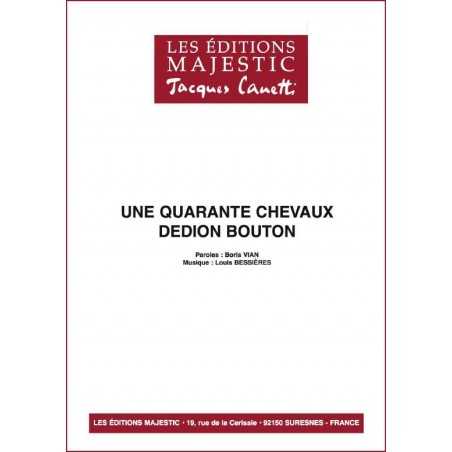 UNE QUARANTE CHEVAUX DEDION BOUTON