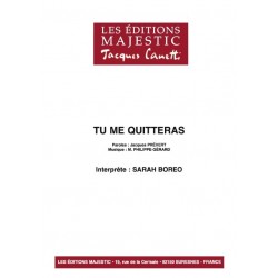 TU ME QUITTERAS