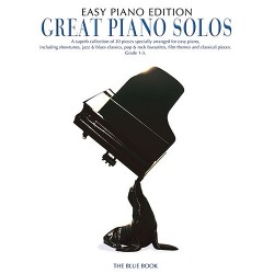 GREAT PIANO SOLOS THE BLUE BOOK EASY PIANO