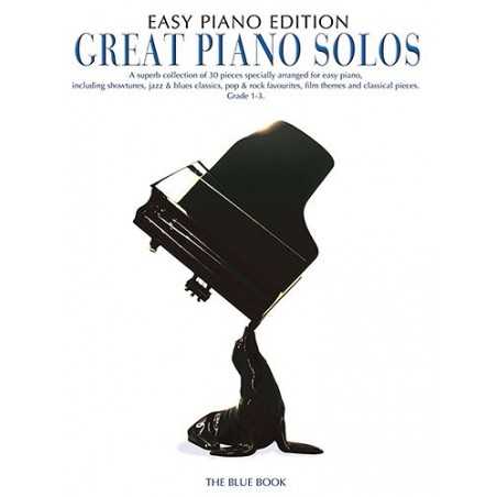 GREAT PIANO SOLOS - THE BLUE BOOK EASY PIANO