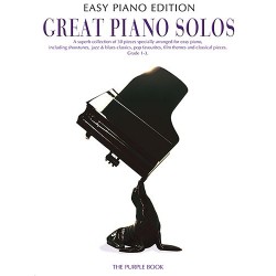 GREAT PIANO SOLOS THE PURPLE BOOK EASY PIANO