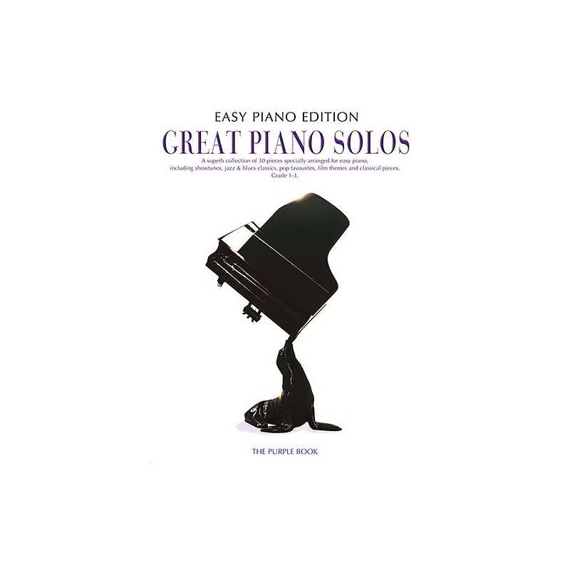 GREAT PIANO SOLOS THE PURPLE BOOK EASY PIANO