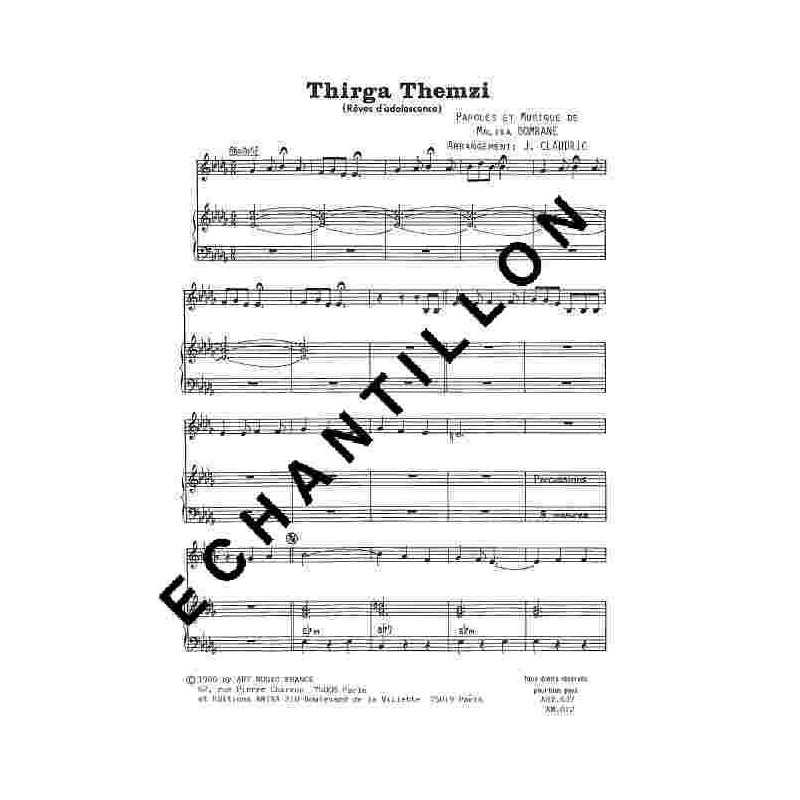 THIRGA THEMZI (Rêves d'adolescence)
