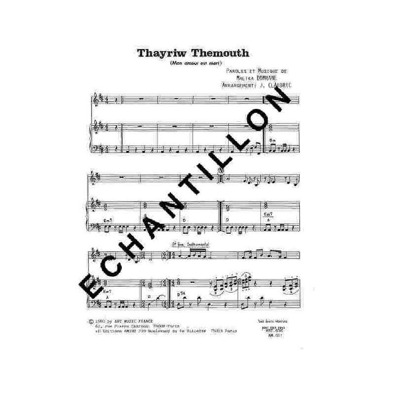 TAYRIW THEMOUTH (Mon Amour est Mort)